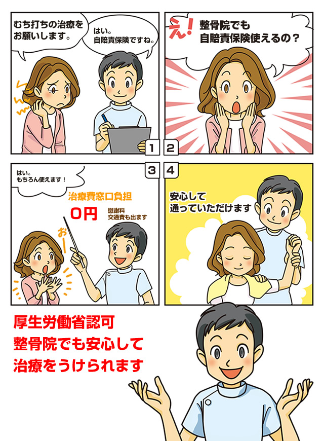 福岡交通事故治療comic